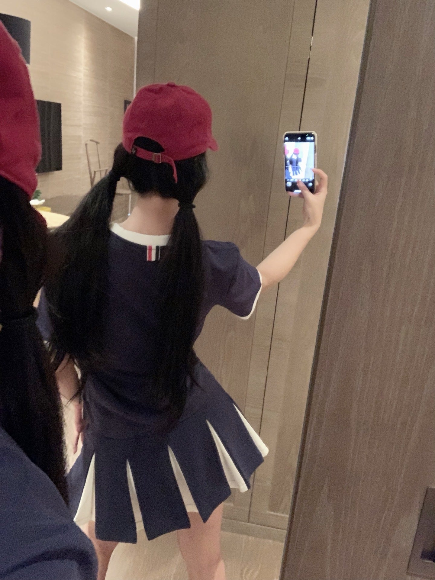 2025ss T-shirt pleated skirt