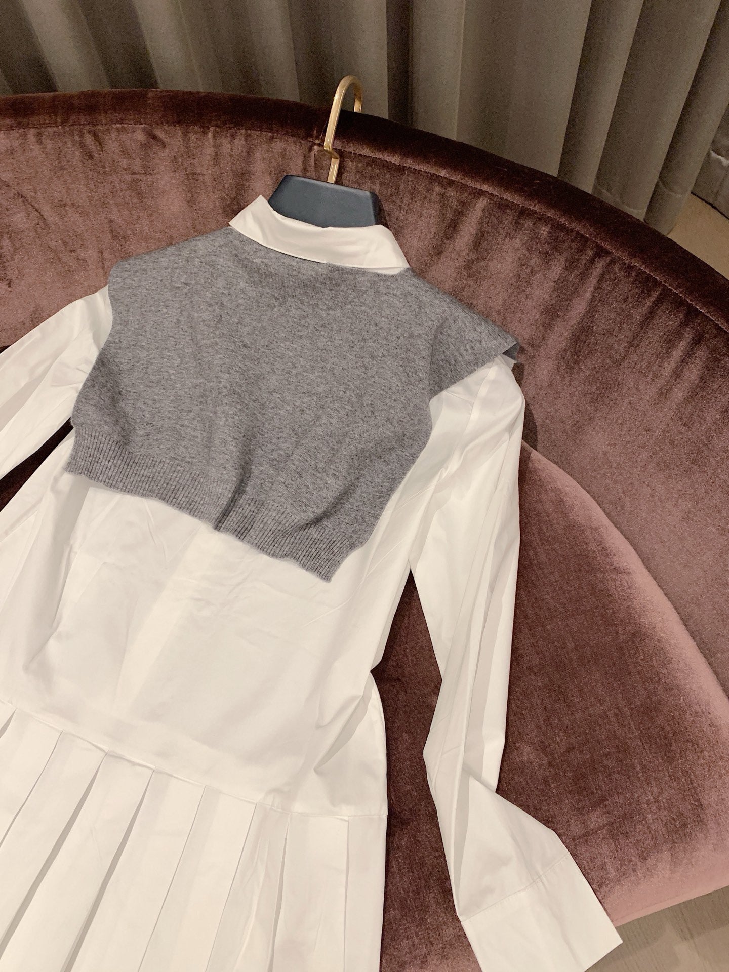 2025 Two-piece pleated skirt