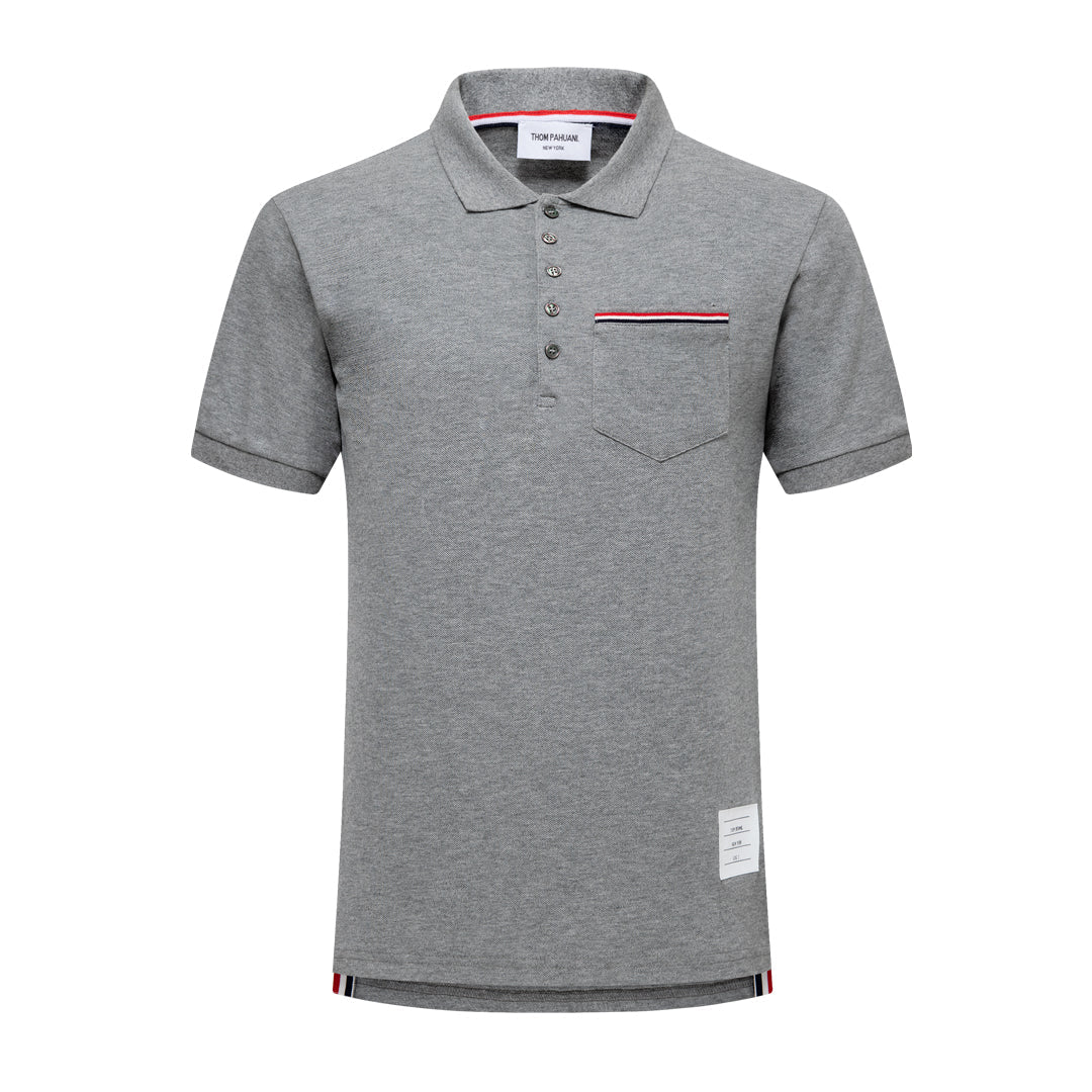 Pocket Stripes POLO Shirt