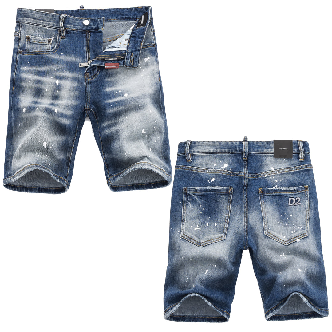 DSQ2 Print Short Jeans