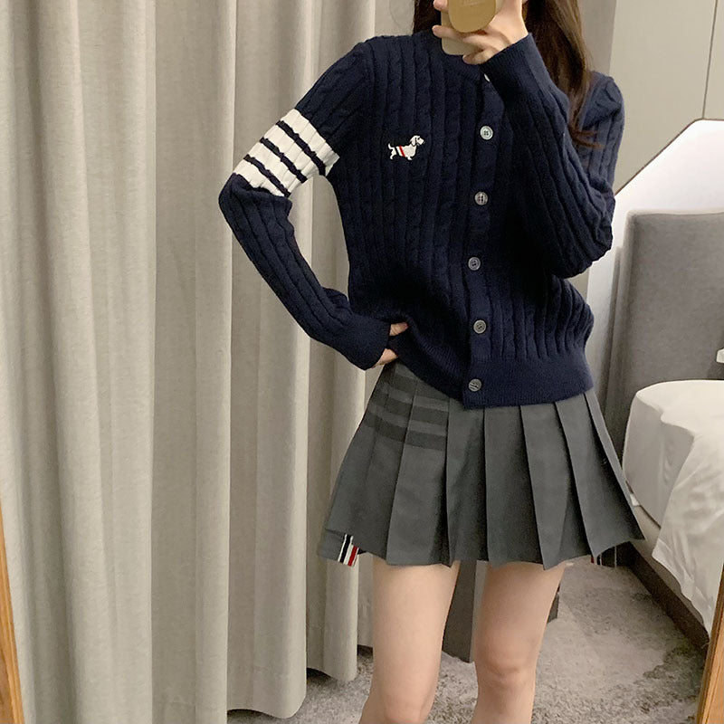 2025 Puppy Knitted Cardigan