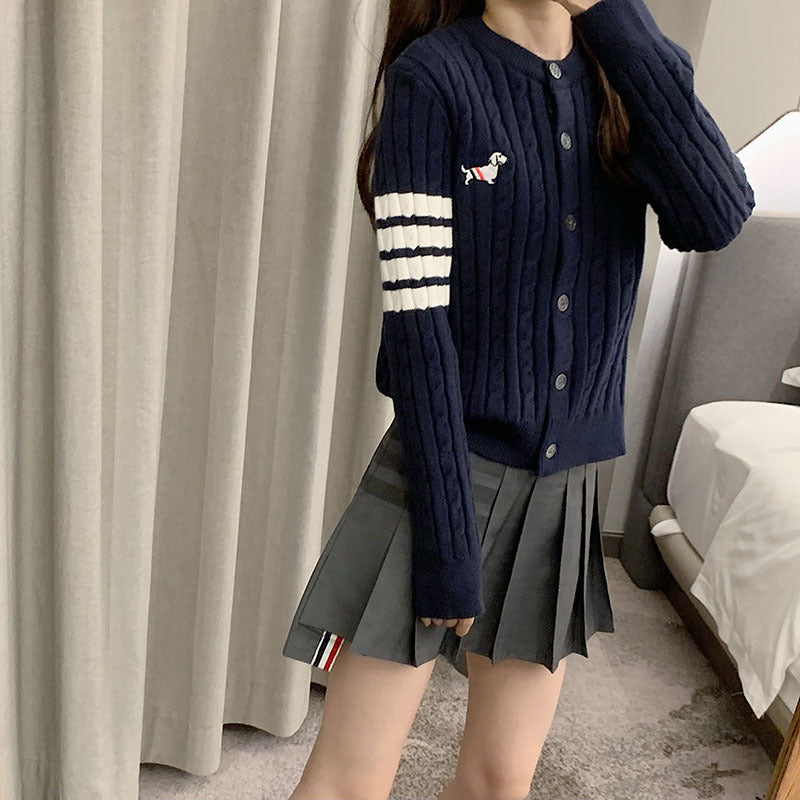 2025 Puppy Knitted Cardigan