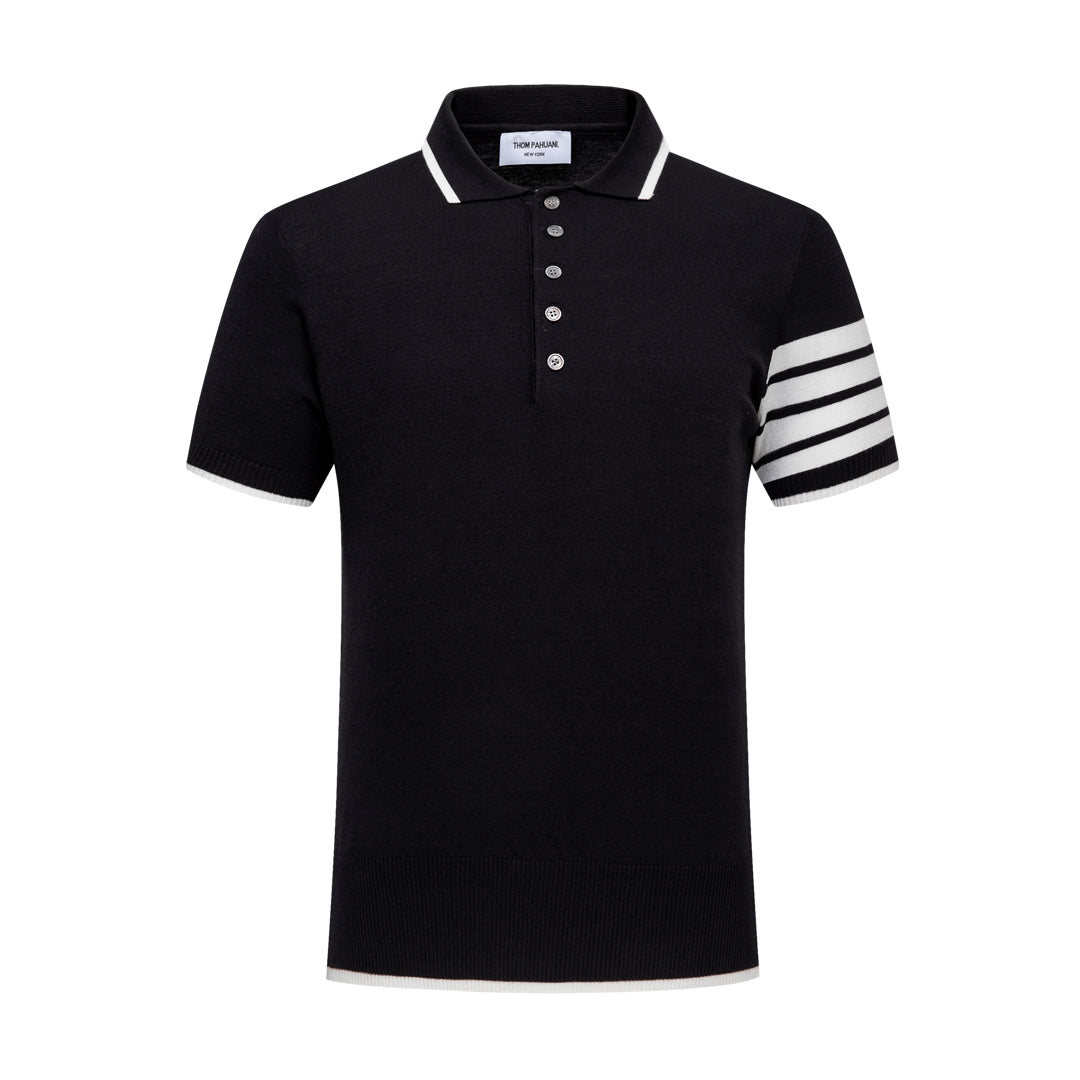 Contrast stripes POLO Shirt