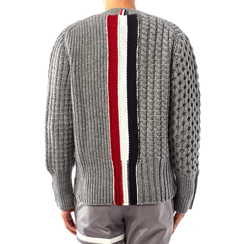 Knitted sweater jacket