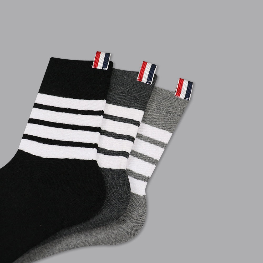 2025 Four stripe socks