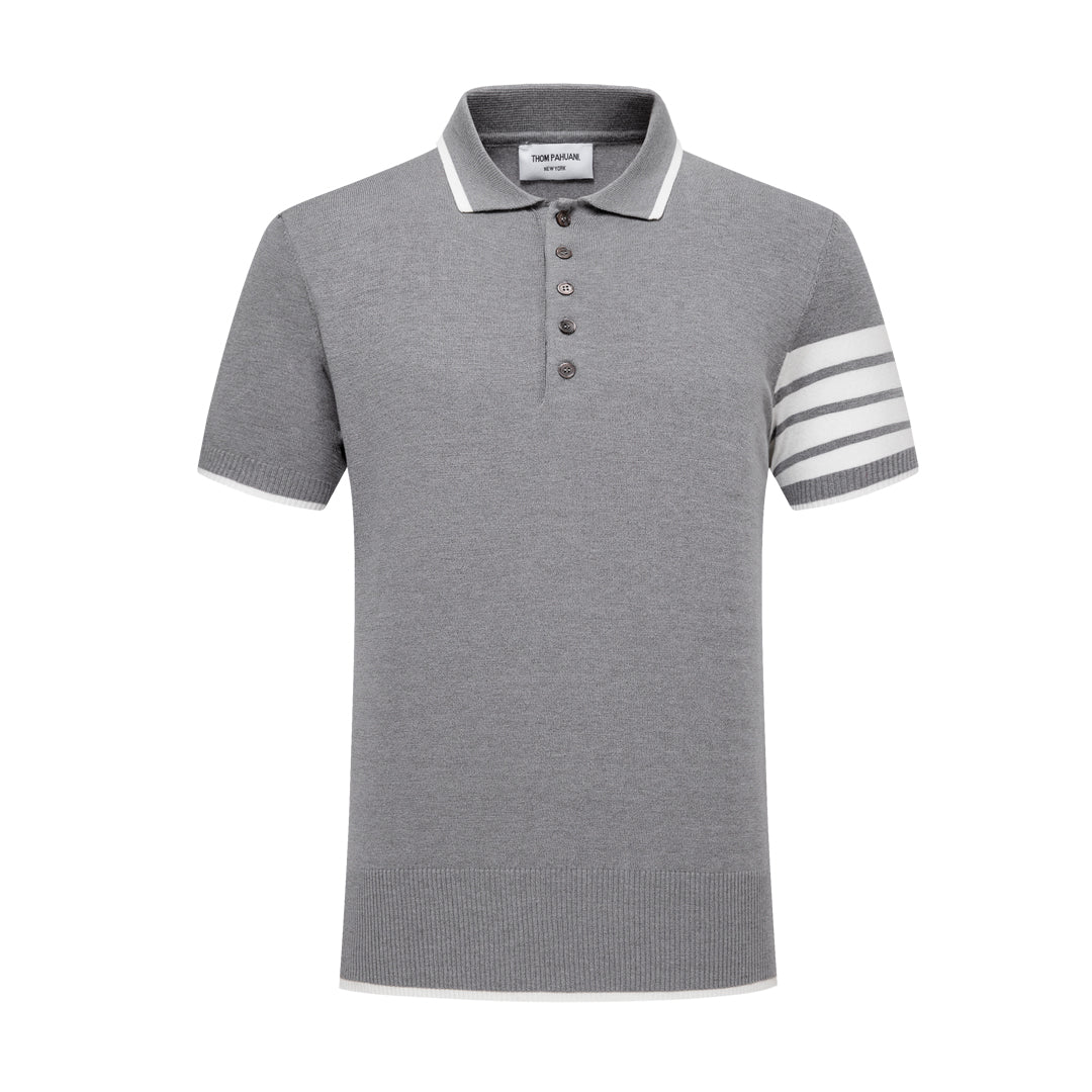 Contrast stripes POLO Shirt