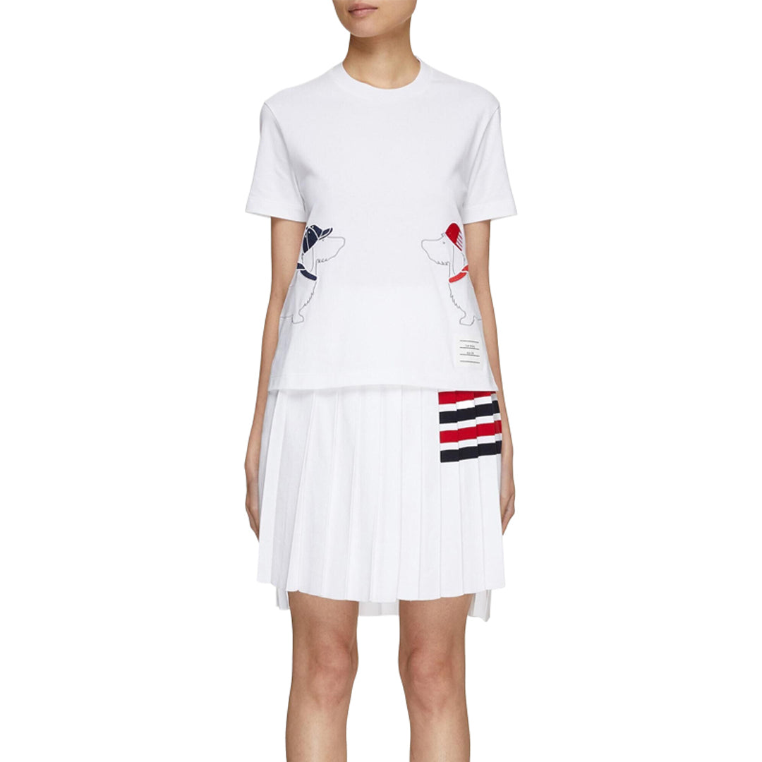 Puppy embroidery T-shirt