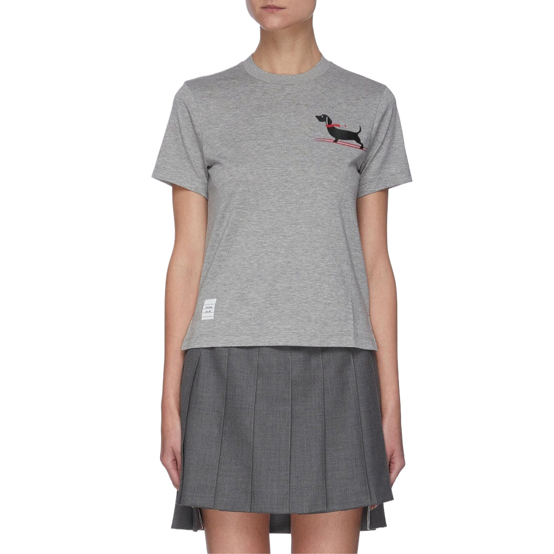 Ski Dog Print T-shirt