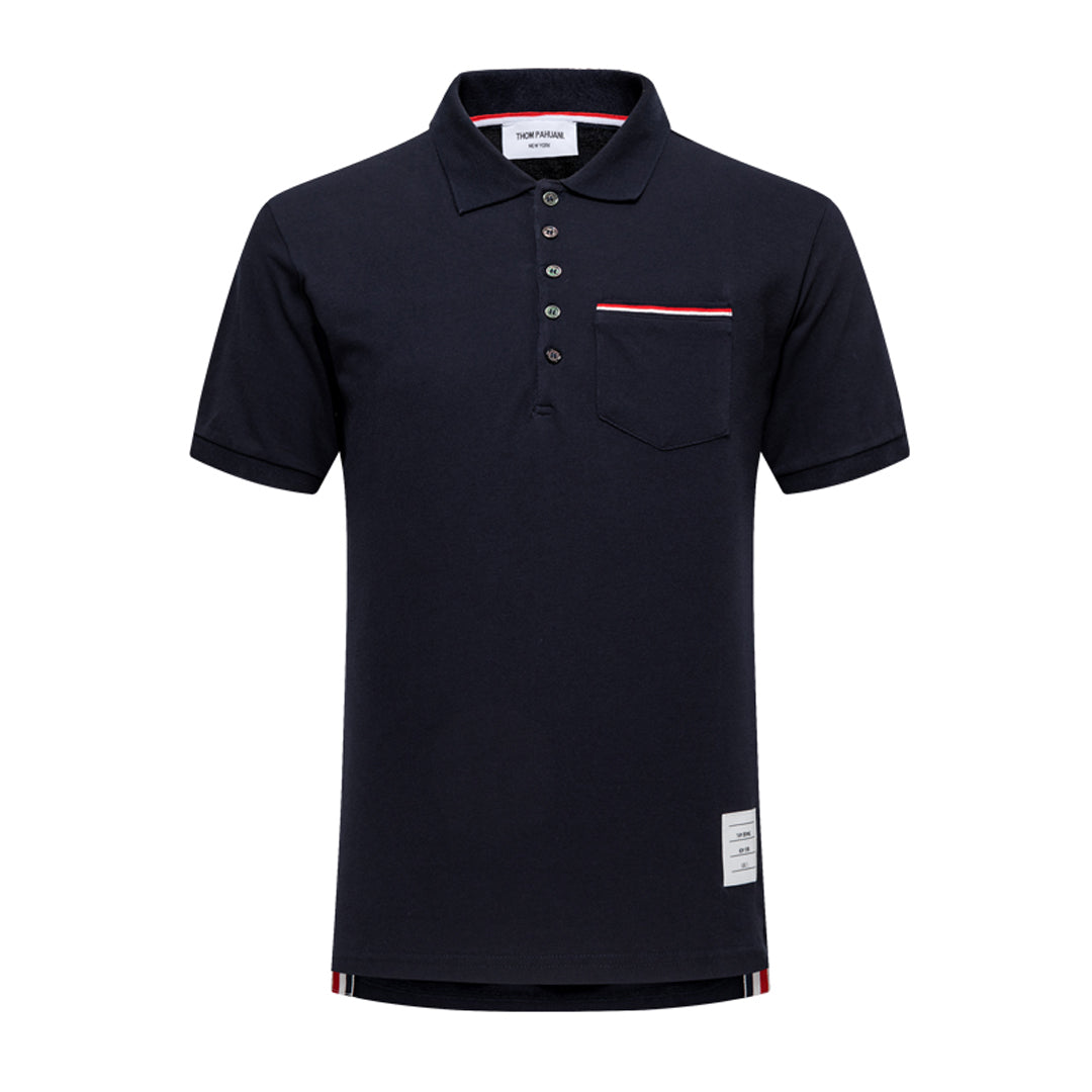 Pocket Stripes POLO Shirt