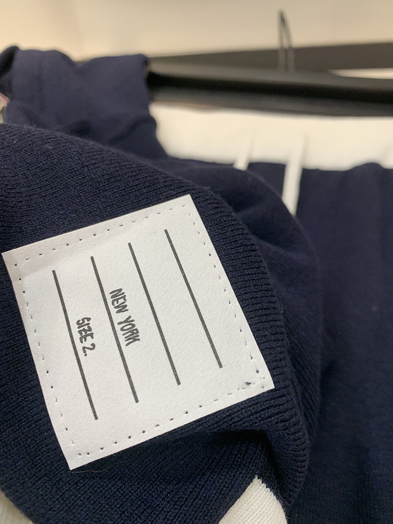 2025 Knitted skirt suit