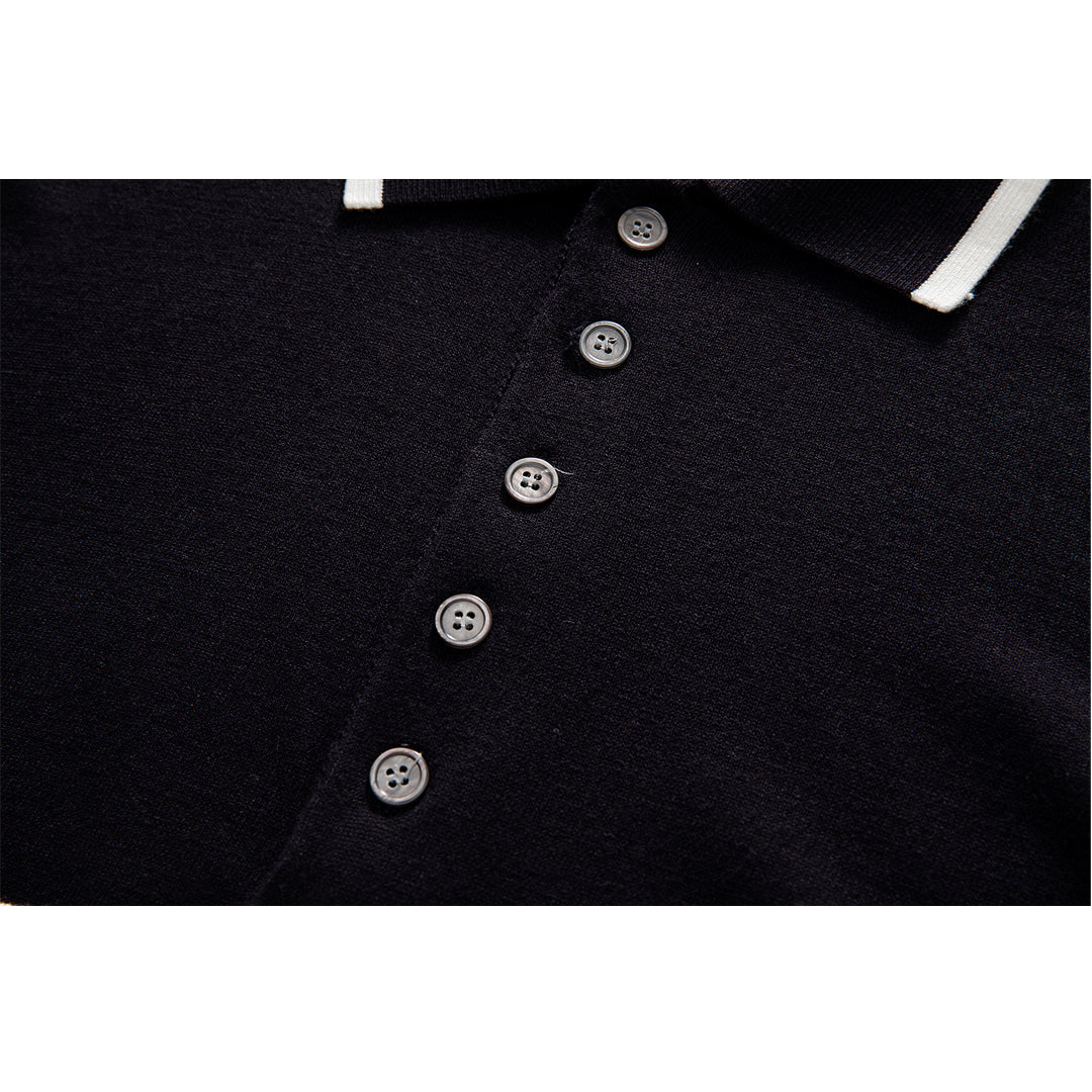 Contrast stripes POLO Shirt