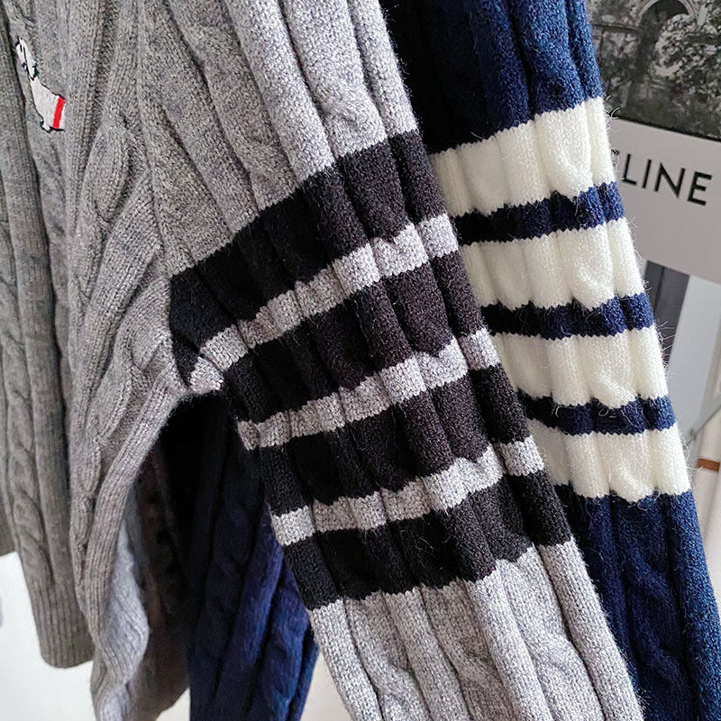 2025 Puppy Knitted Cardigan