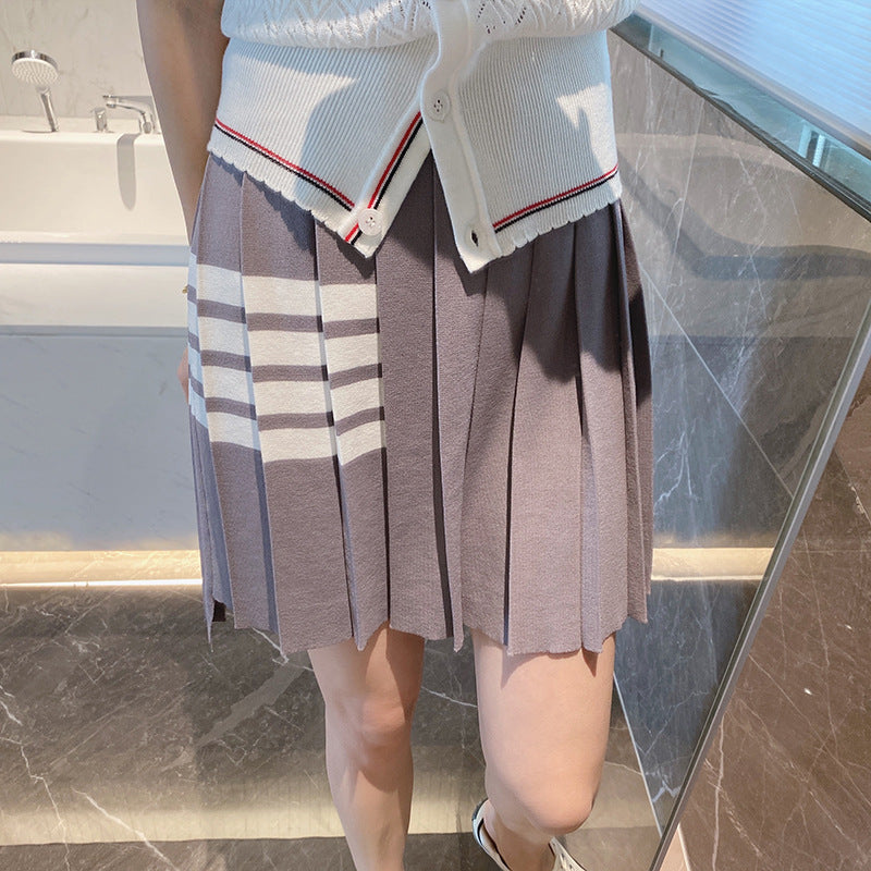 2025 Knitted pleated skirt