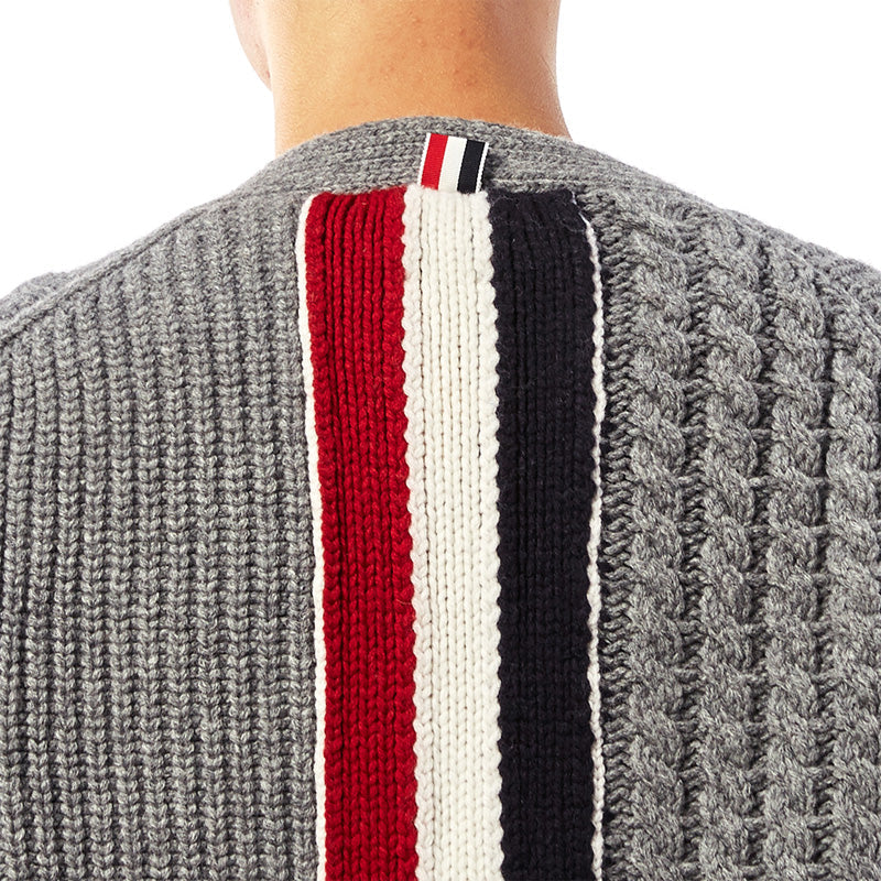 Knitted sweater jacket