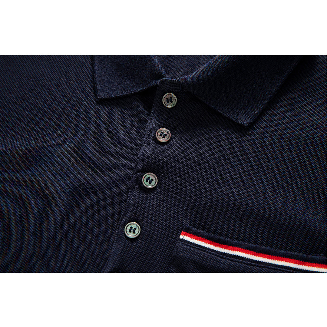 Pocket Stripes POLO Shirt