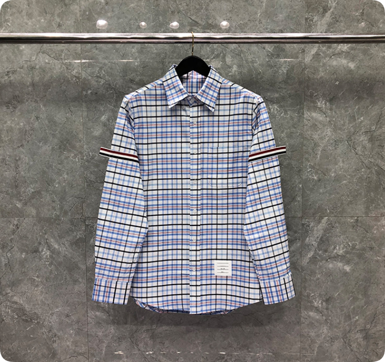 2025 Plaid business shirt