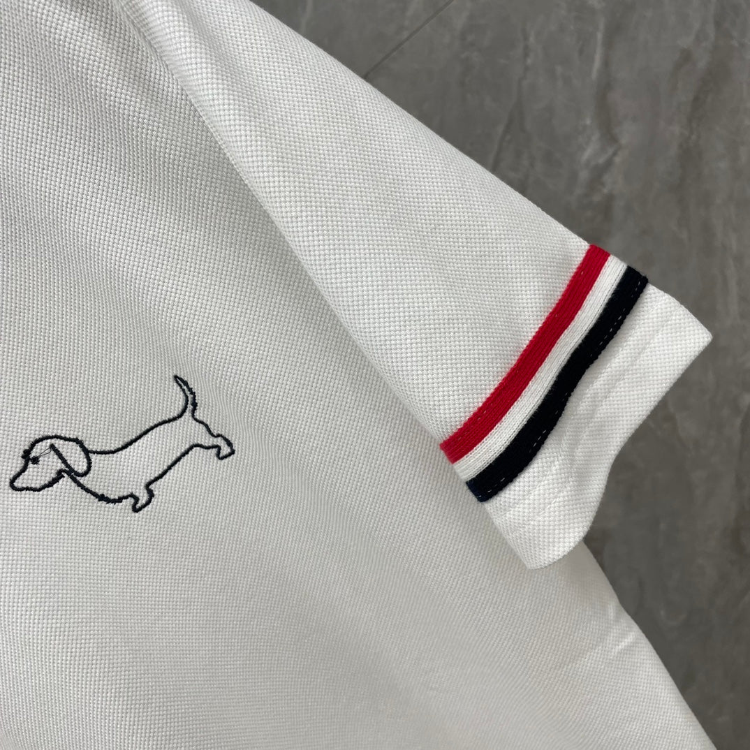 2025  Embroidered puppy T-shirt
