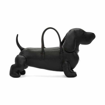 2025  Premium Cowhide Dachshund Tote Bag