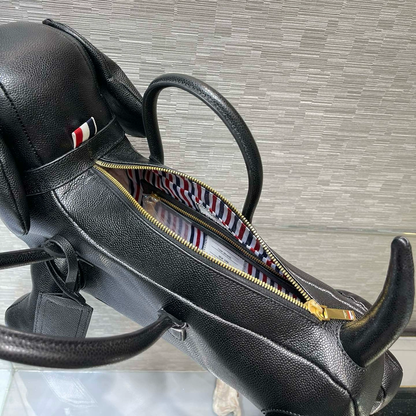 2025  Premium Cowhide Dachshund Tote Bag