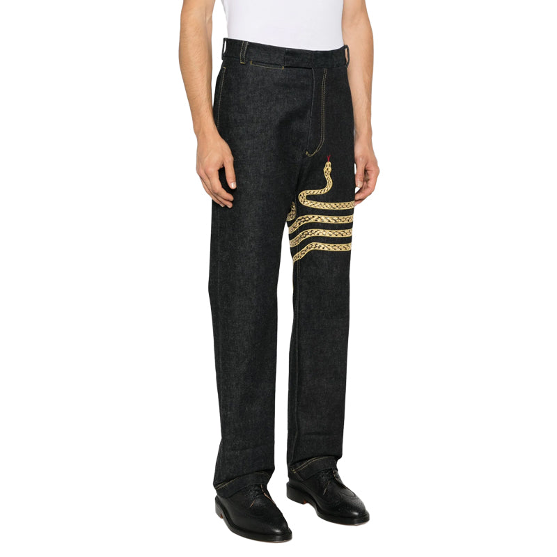 2025ss Embroidered jeans