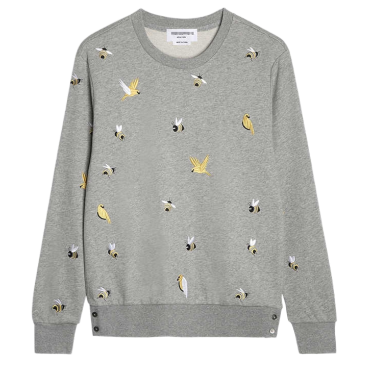 Embroidered sweatshirt