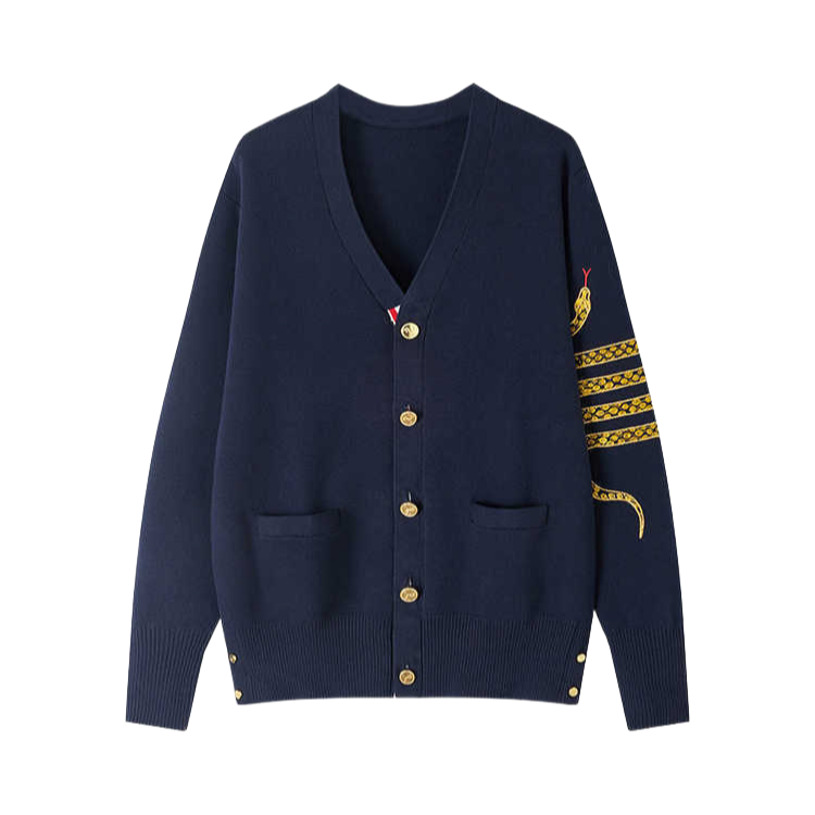 2025  Snake knit cardigan