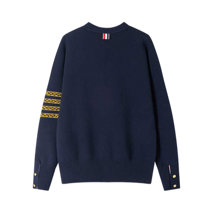 2025  Snake knit cardigan