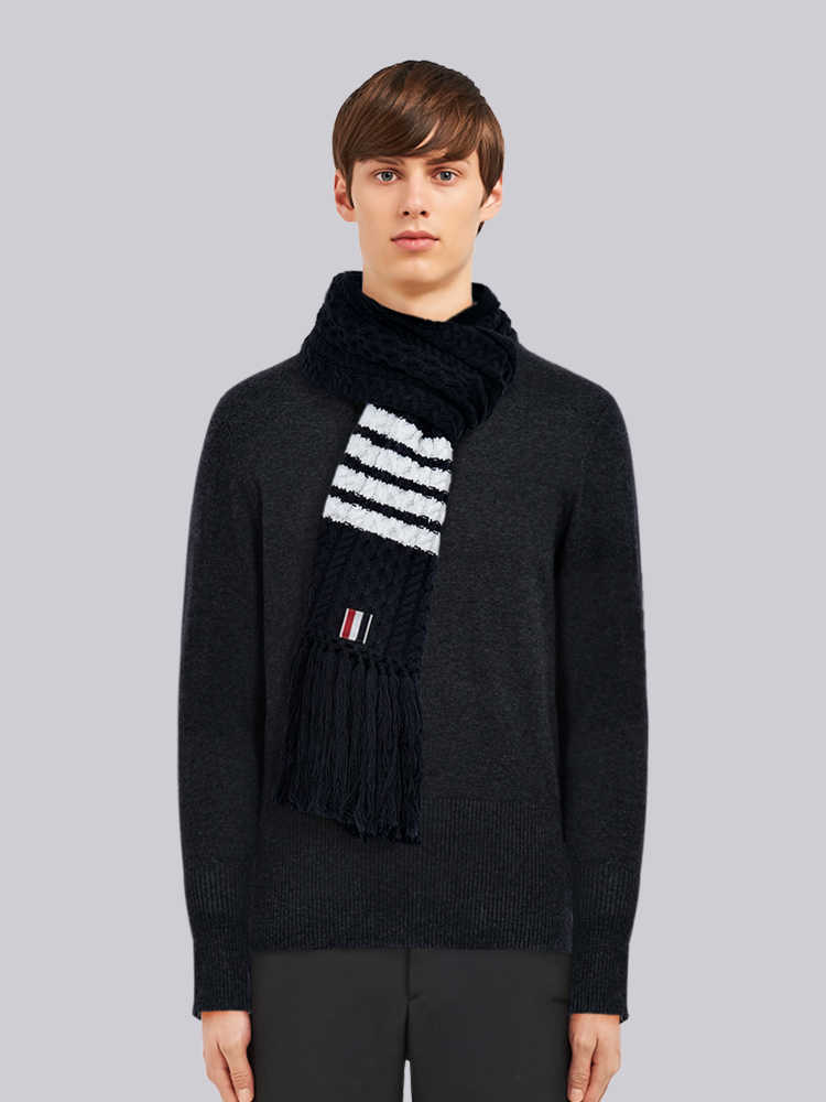 2025  Twisted scarf for men and women