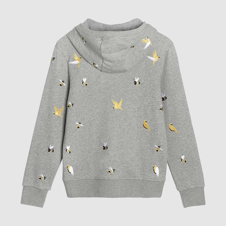 Embroidered hoodie