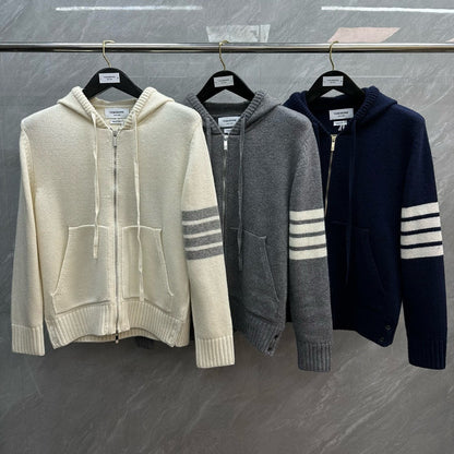 2025ss Thick hooded cardigan