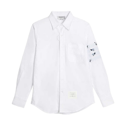 2025 Embroidered flower shirt