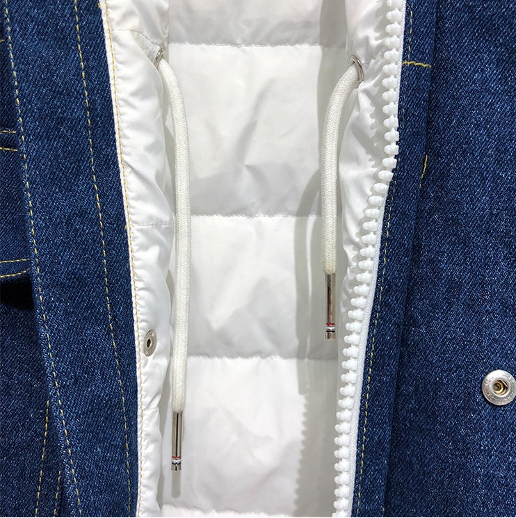 2025  Top-quality denim down jackets