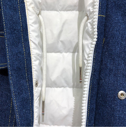 2025  Top-quality denim down jackets