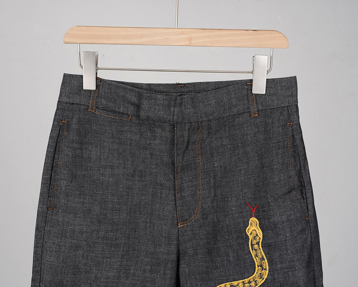 2025ss Embroidered jeans