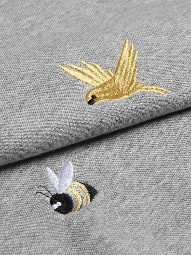 Embroidered sweatshirt