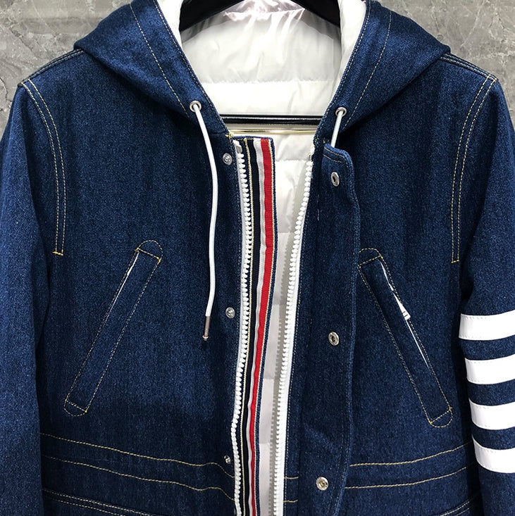 2025  Top-quality denim down jackets