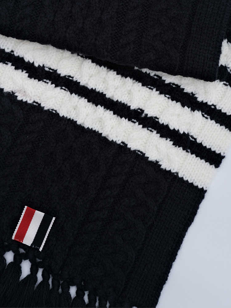 2025  Twisted scarf for men and women