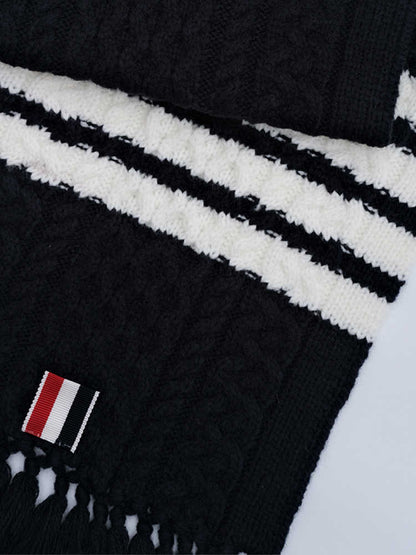 2025  Twisted scarf for men and women