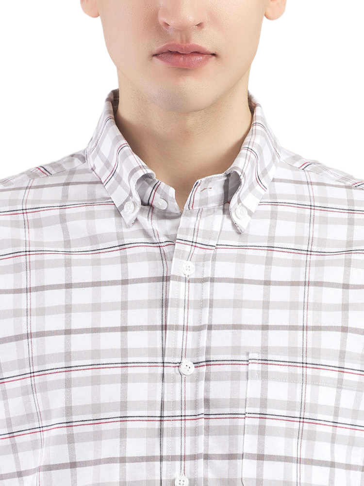 2025 Plaid business shirt