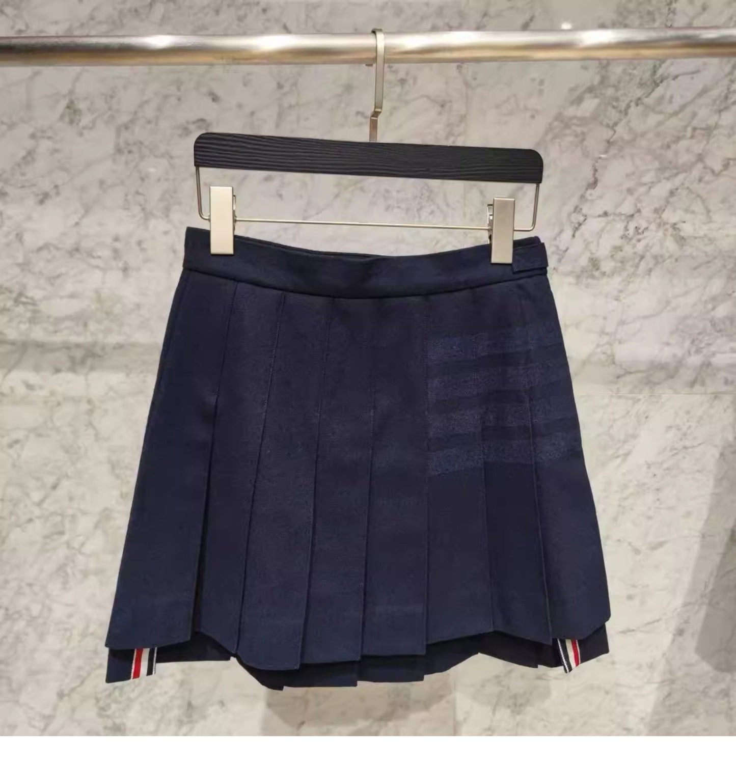 2025 wool pleated skirt