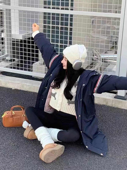 2025  Thickened long down jacket