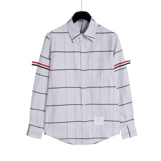 2025 Striped business shirt