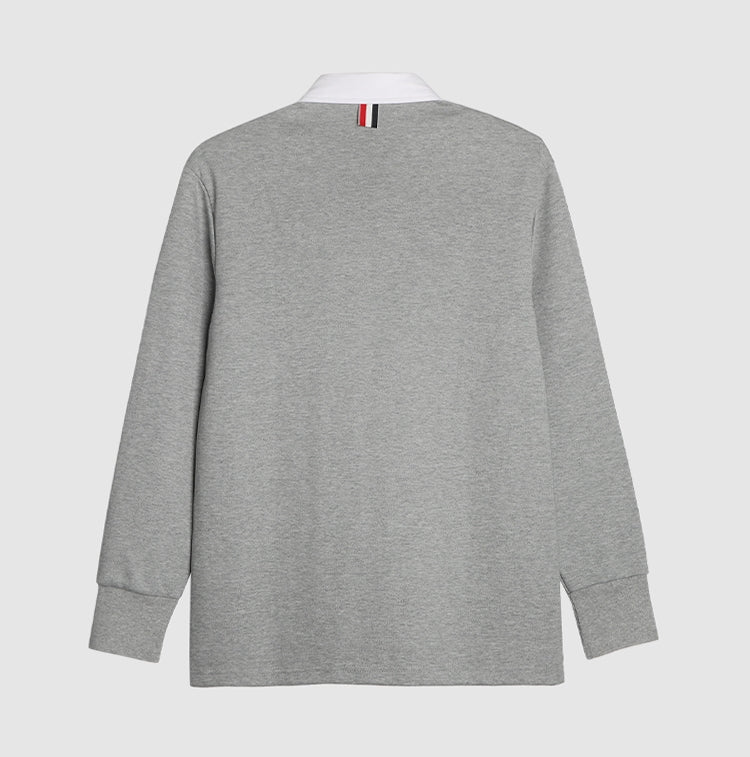 Polo-neck sweatshirt