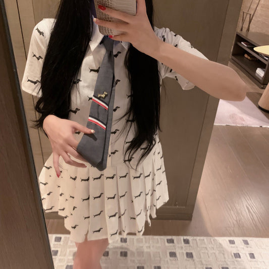 2025ss Puppy Tie Dress
