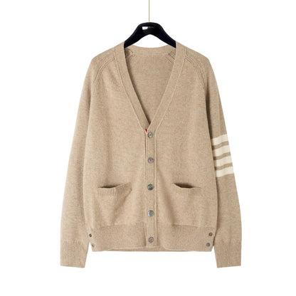 2025 New round neck knit cardigan