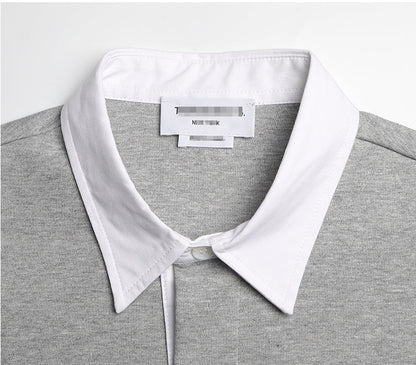 Polo-neck sweatshirt