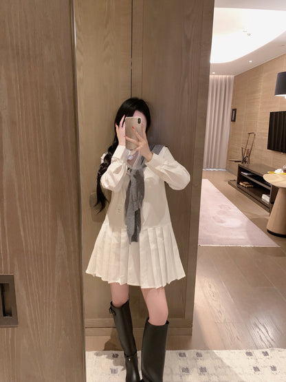 2025 Two-piece pleated skirt