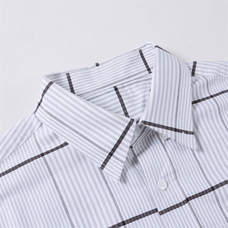 2025 Striped business shirt