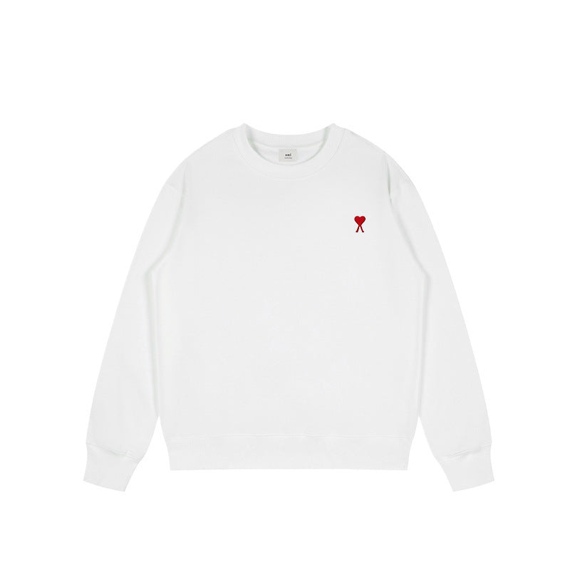 Ami Heart Embroidered Sweatshirt