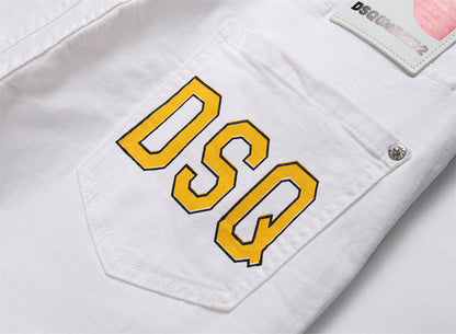 DSQ2 Jeans Print White